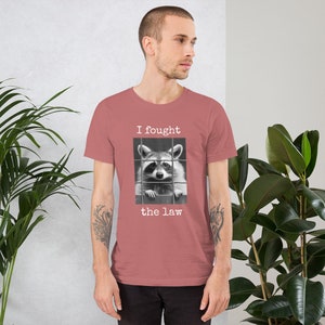 Raccoon Shirt Funny T-Shirt Cute Animal Tee