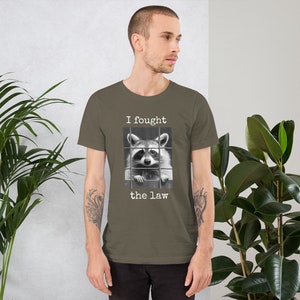 Raccoon Shirt Funny T-Shirt Cute Animal Tee