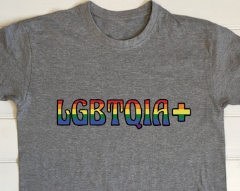 T-shirt arc-en-ciel Lgbtqia + personnalisé pour adultes L'égalité est gratuite