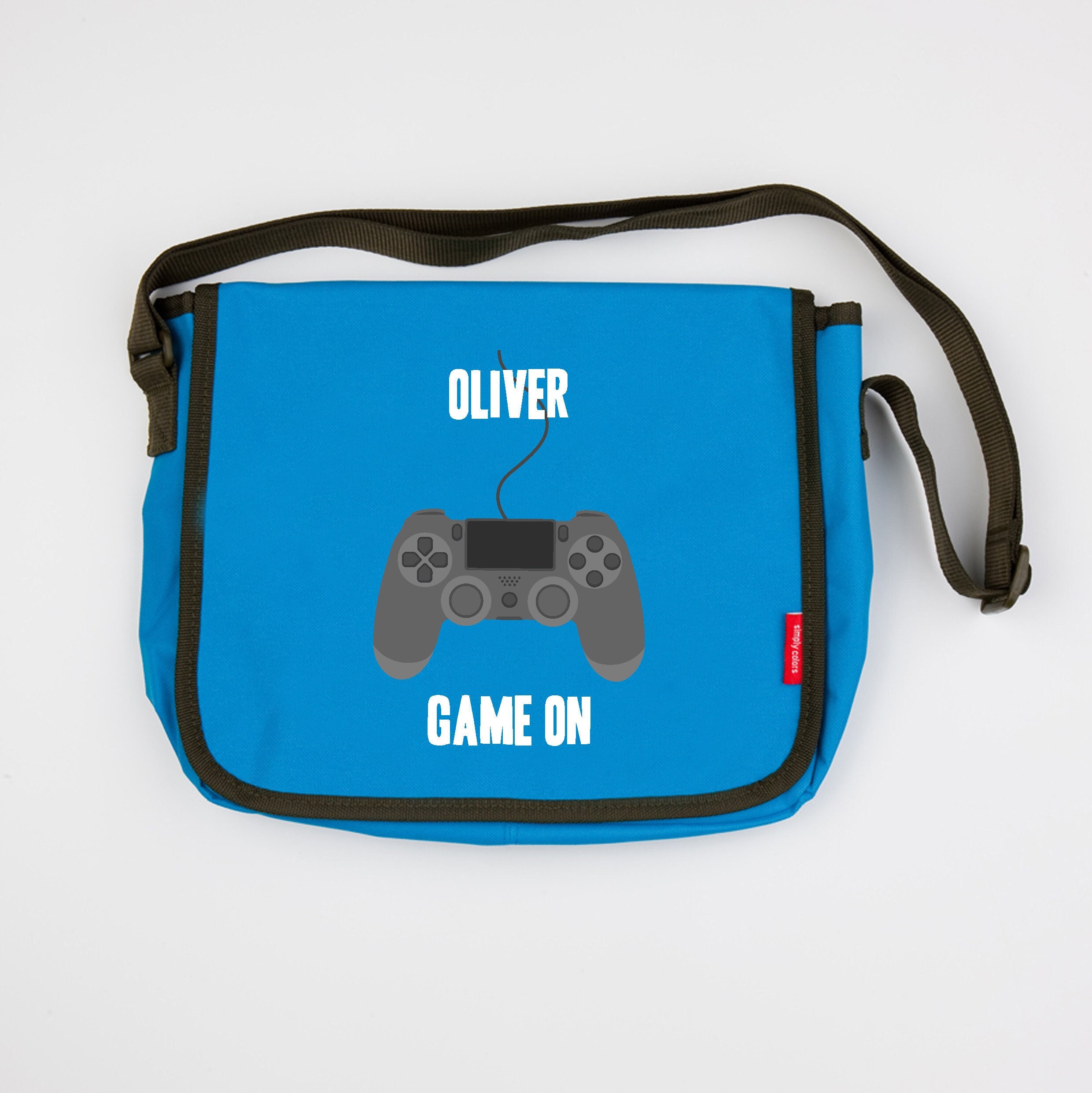 Personalised Child's Gaming Messenger Bag By Simply Colors