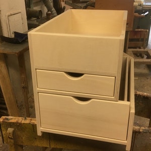 Construction plan, small additional cabinet (construction plan Bulli 07), for construction plan Bulli 05 kitchen module T6