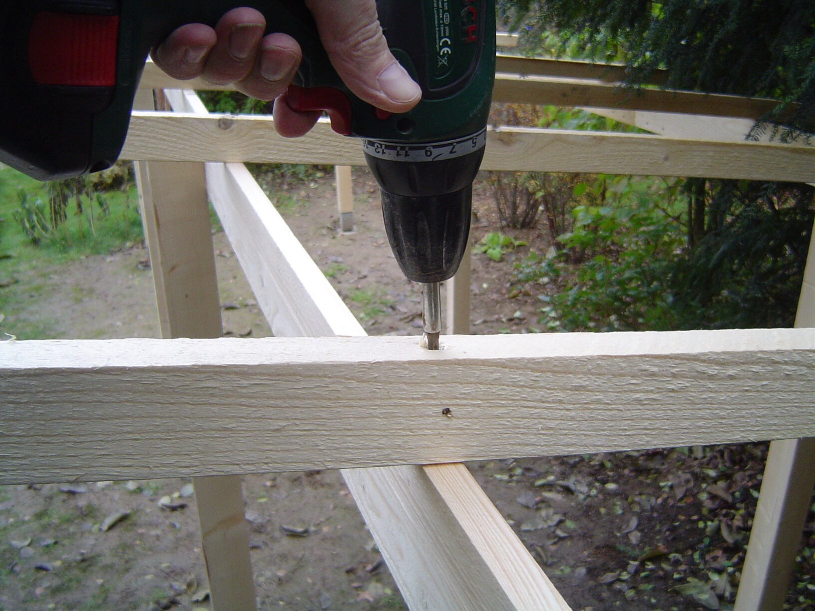 Bauplan Offener Holzschuppen zum selber bauen, Holzlager, Holzhaus