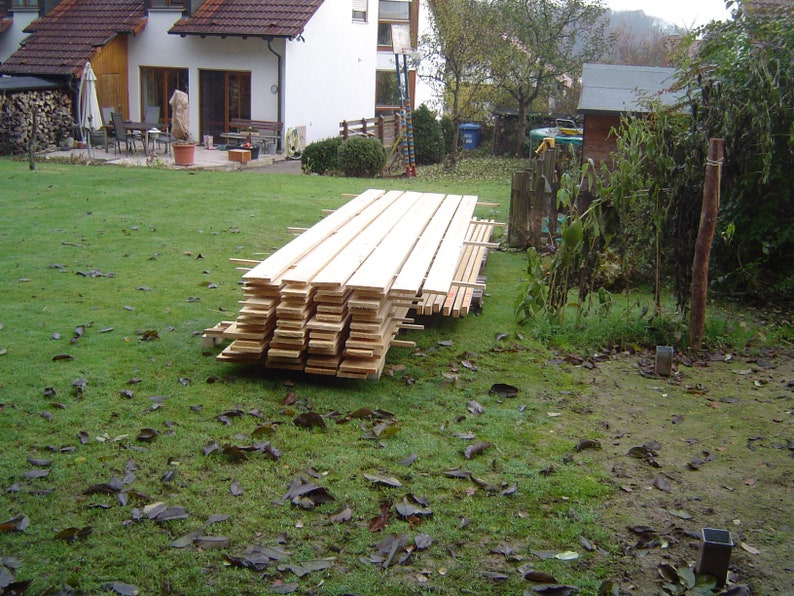 Bauplan "Offener Holzschuppen" zum selber bauen, Holzlager, Holzhaus