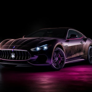 Maserati | Digital Downloads | Sports Car | Wall Art | Home Decor #1 H