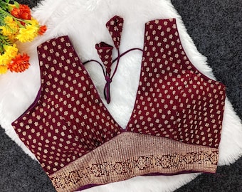 Kant-en-klare mouwloze blouse met kreukeffect