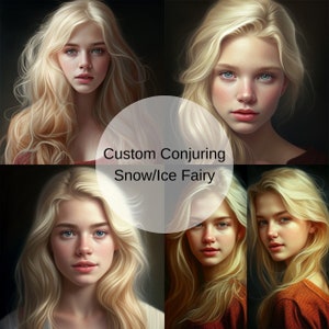 Custom Conjure Snow/Ice Fairy -Spirit Companion - REMOTE BINDING-
