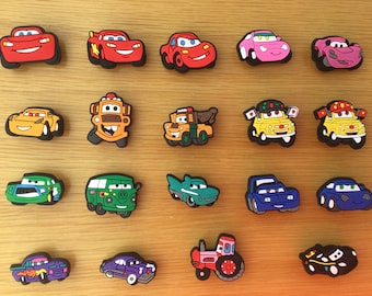 Cars Movie Characters Lightning McQueen and Friends Crocs Shoe Charms