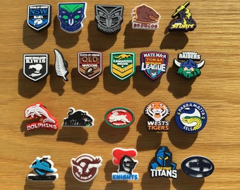 NRL National Rugby League Crocs Shoe Charms