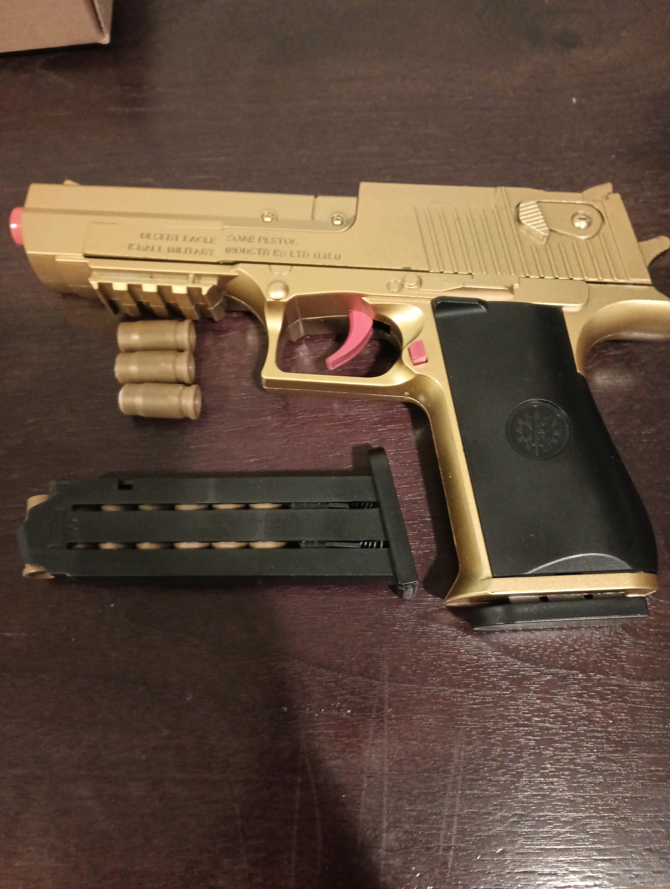 Gold Desert Eagle Airsoft