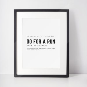 Running Poster quote grappig, Running motivatie, Digitale Download