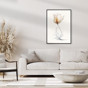 Tulip Wall Art, Abstract Tulip, X-ray Tulip Flower Wall Art Print ...