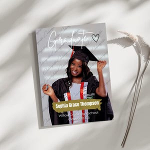 Graduation Announcement 2025, Grad Party Invite, Modern Graduation Invitation 2025, Graduation Decorations, Senior Graduation Party Invite