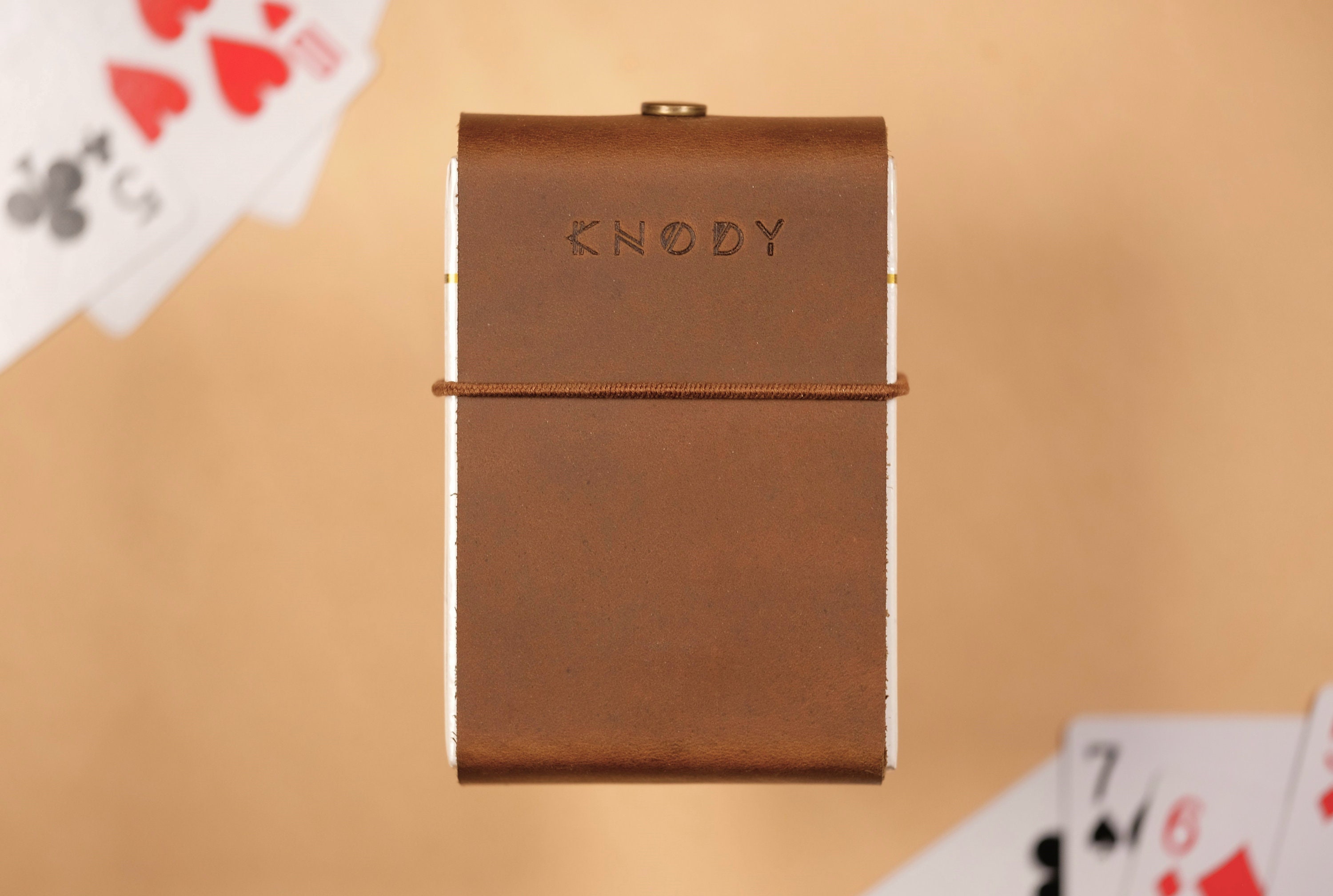 KNODY ultimatives Leder | Wickelbrett | Reise-Cribbage-Brett