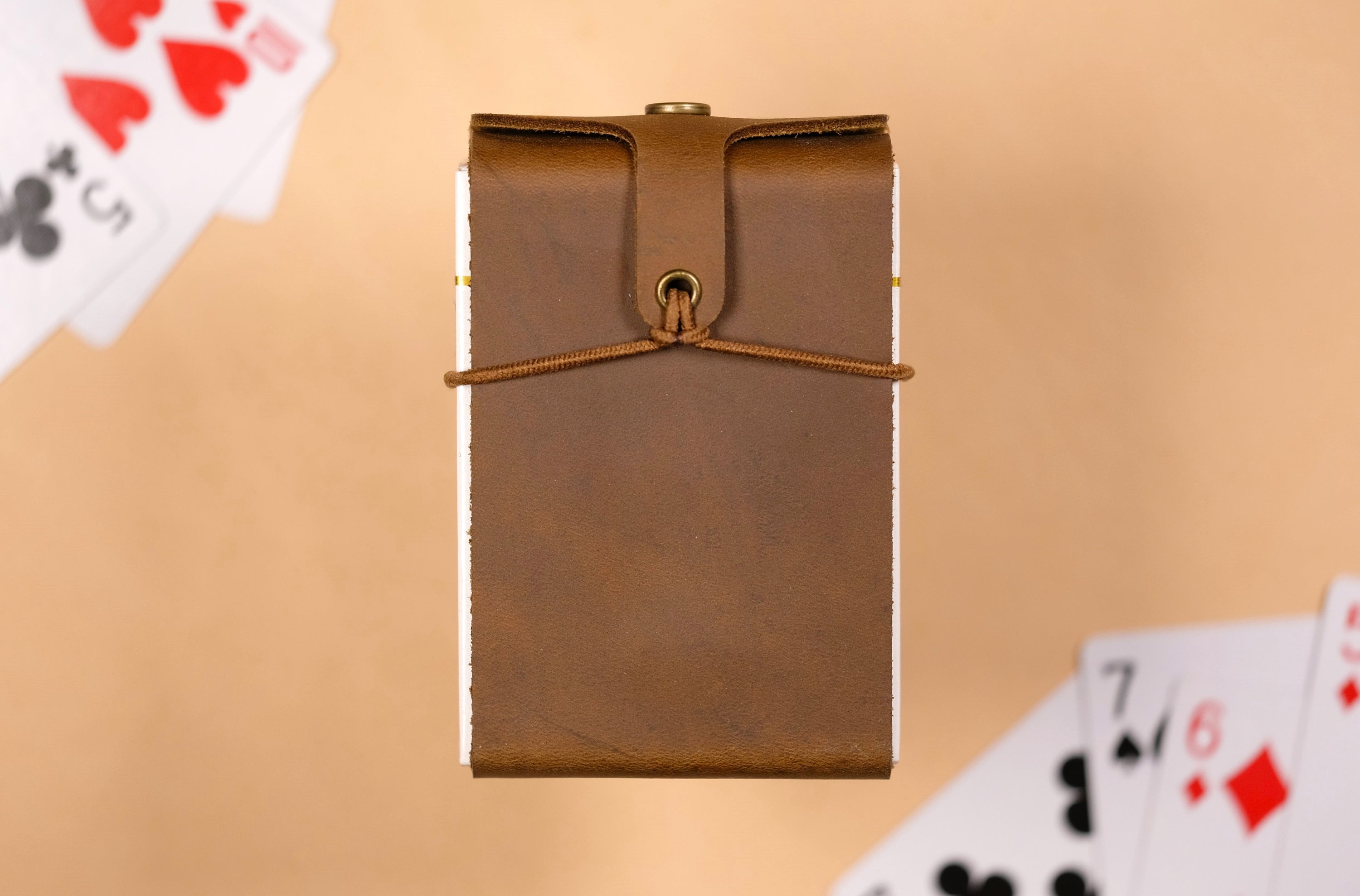 KNODY ultimatives Leder | Wickelbrett | Reise-Cribbage-Brett