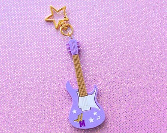 2000s guitar keyring | bag charm nostalgic acrylic