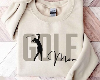 Golf Mom Crewneck Sweatshirt, Shirt for Golf Mom, Golf Gift Mom, Golf Shirt Mom, Mom Golf Shirt Gift, Mother's Day Golf Gift, Lady Golfer