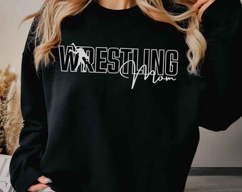 Wrestling Mom Sweatshirt Wrestler Mom Sweatshirt for Wrestling Mom Sweatshirt for Wrestler Mom Gift for Mom Wrestler