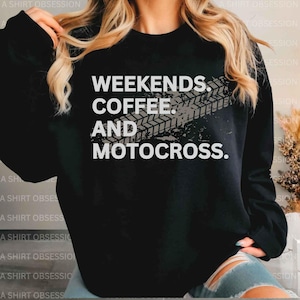 Motocross Sweatshirt, Dirt Bike Sweatshirt, Moto Mom & Dad Shirt, Motocross Crewneck, Racing Shirt, Dirt Bike Hoodie, Motocross Gift