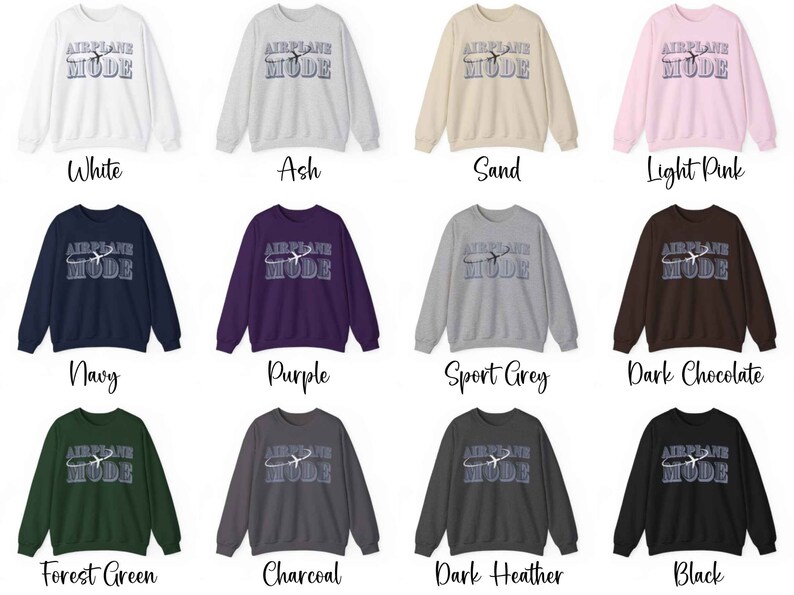 Airplane Mode Sweatshirt: Travel Shirt, Vacation Gift bild 6