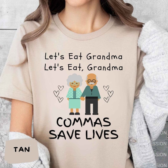 Commas Save Lives Funny Grammar Shirt Commas Save Lives Funny Grammar Shirt