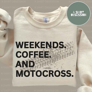 Motocross Sweatshirt, Dirt Bike Sweatshirt, Moto Mom & Dad Shirt, Motocross Crewneck, Racing Shirt, Dirt Bike Hoodie, Motocross Gift