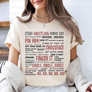 Wrestling Mom Shirt, Wrestling Mama Tee, Funny Wrestling Shirt, Wrestling Season Gift, Wrestling Mom Squad, Wrestling Team Family Shirt