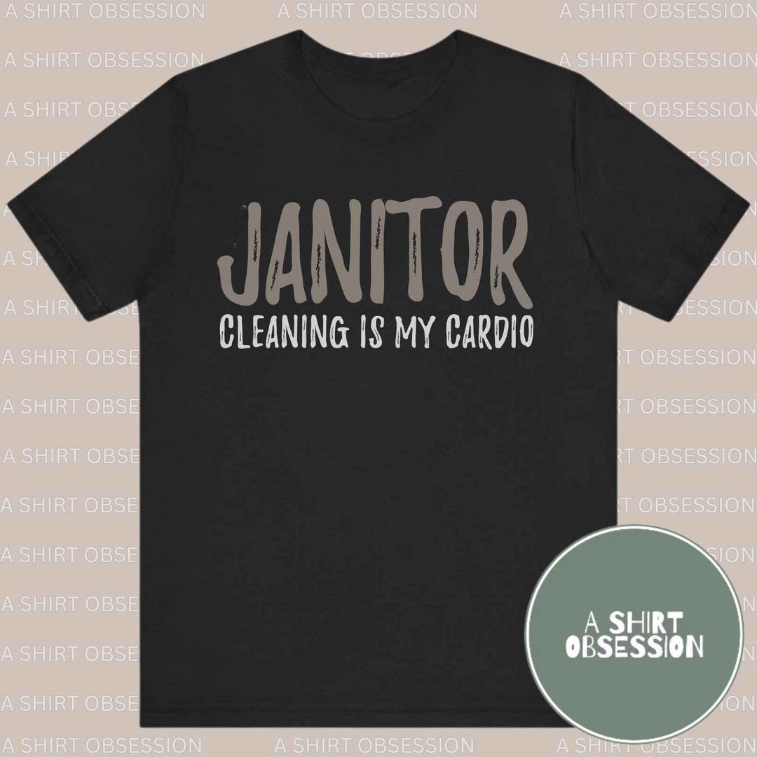 Janitor Shirt School Janitor Shirt, Custodian Shirt, Funny Janitor T ...