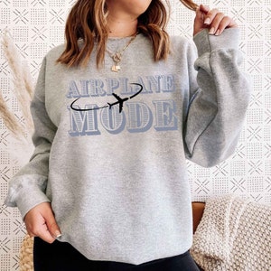 Airplane Mode Sweatshirt: Travel Shirt, Vacation Gift bild 4