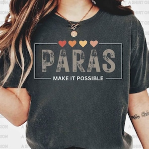 Para Professional Shirt Para Shirt Paraeducator Shirt Para Teacher Shirt Teacher Aide Shirt Teacher Assistant Shirt Back to School Teacher