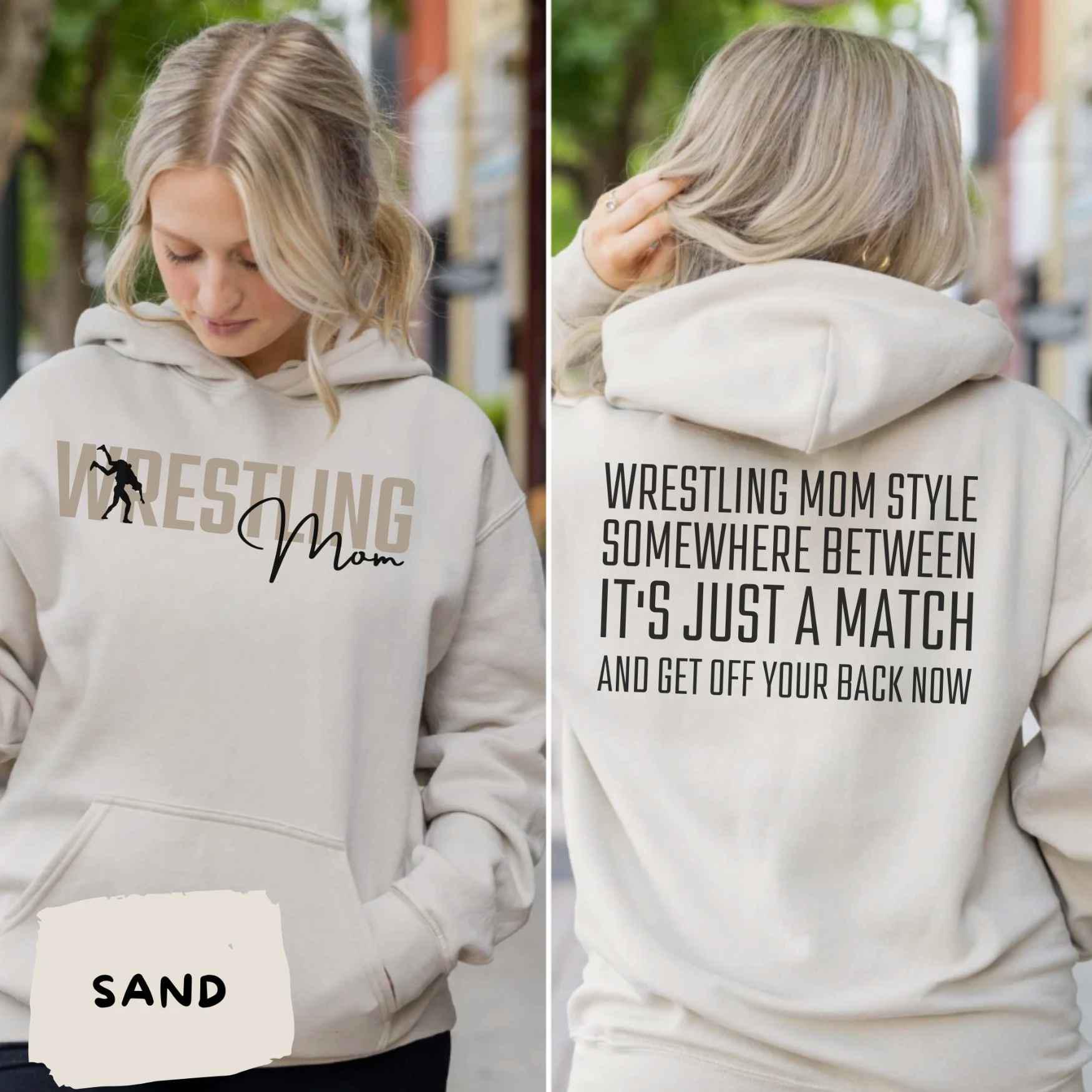 Wrestling mom hoodies top
