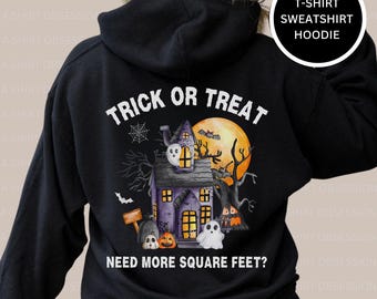 Realtor Hoodie, Halloween Realtor Sweatshirt, Halloween Realtor Shirt, Realtor Gift, Gift for Realtor | ASO