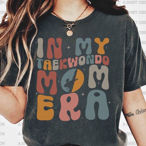 Taekwondo Martial Arts Shirt Retro Vintage Silhouette Gift Taekwondo Martial Arts Shirt Retro Vintage Silhouette Gift