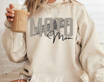 Moto Mom Hoodie, Motocross Mom Sweatshirt, Dirt Bike Racing Hoodie, Motocross Gift for Moms, Moto Mom Pullover, Dirt Bike Mom Hoodie