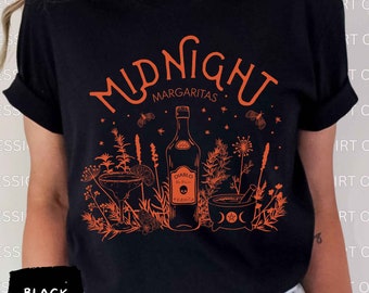Midnight Margaritas Shirt Practical Magic Shirt Apothecary Shirt Basic Witch Shirt Halloween Fall Shirt Halloween Tequila Shirt