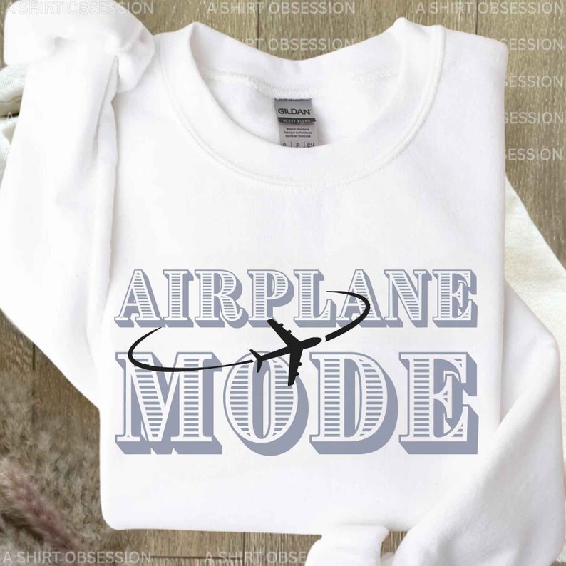 Airplane Mode Sweatshirt: Travel Shirt, Vacation Gift bild 2
