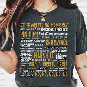 Wrestling Mom Shirt Wresting Mama Shirt Wrestling Shirt Wrestling Season Shirt Wrestling Mom Squad Shirt Stuff Wrestling Moms Say Shirt