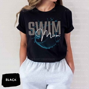 T-shirt de maman de natation, cadeau de chemise de nageuse, chemise de natation d'été, chemises de bain d'été, cadeau de chemise de professeur de natation, cadeau de chemise d'entraîneur de natation, t-shirt de natation image 3