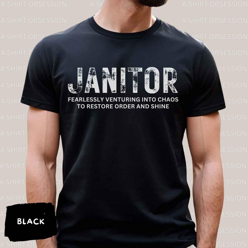 Janitor Shirt School Janitor Shirt, Custodian Shirt, Funny Janitor T ...