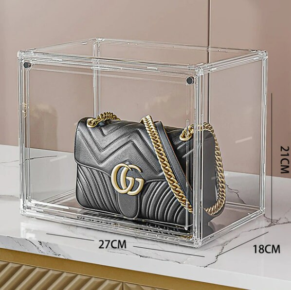 acrylic handbag storage