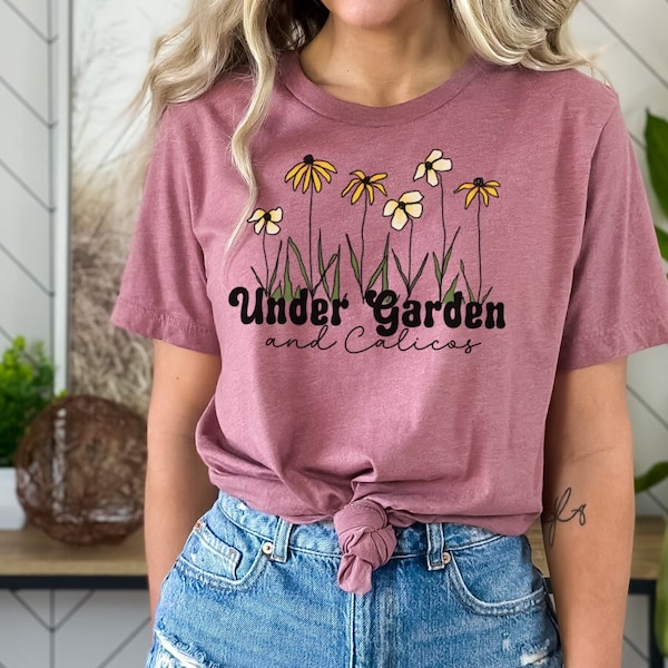 Daisy Garden Tshirt Calico Tee Floral Shirt Vintage Vibe T-shirt Hozier Lyric Jersey Crewneck Short Sleeve