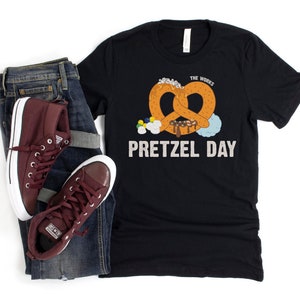 Funny Pretzel Day Shirt Office Quote Graphic Tee The Works Gift For Him or Her Crewneck Short Sleeve