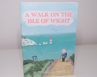 A Walk on the Isle of Wight Zine - by Marek Larwood  (32 pages, size A6)