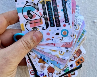 Handmade Savings Tracker Booklet: 12 Monthly Mini Challenges, Reusable