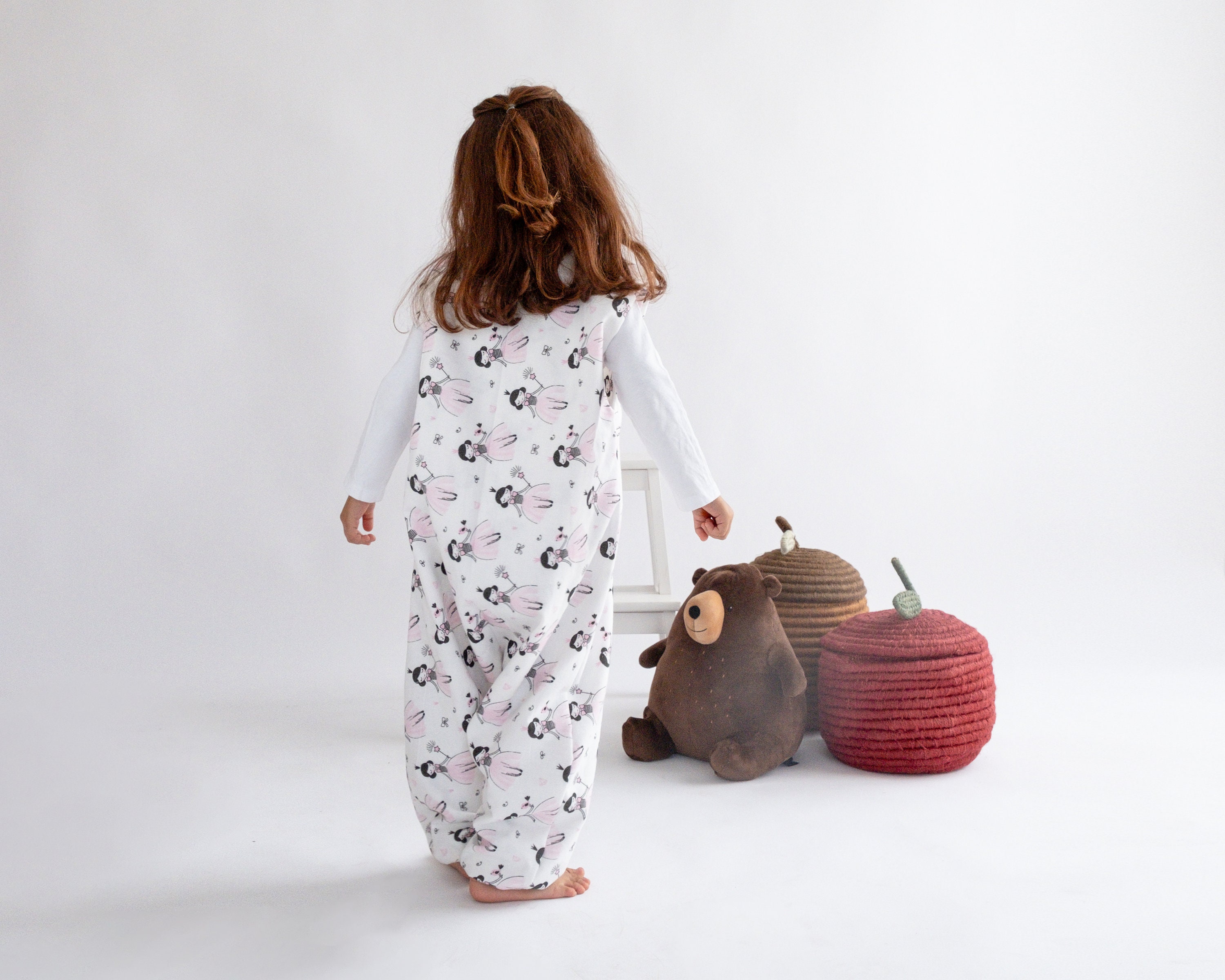 Cotton Footed Sleep Sack, Baby Sleeping Bag, Organic Flannel Kids
