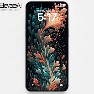 Modern Boho iPhone Wallpaper For iPhones 14 Pro Max High Resolution Natural Earthy Smartphone Wallpaper For Cell Phone Background