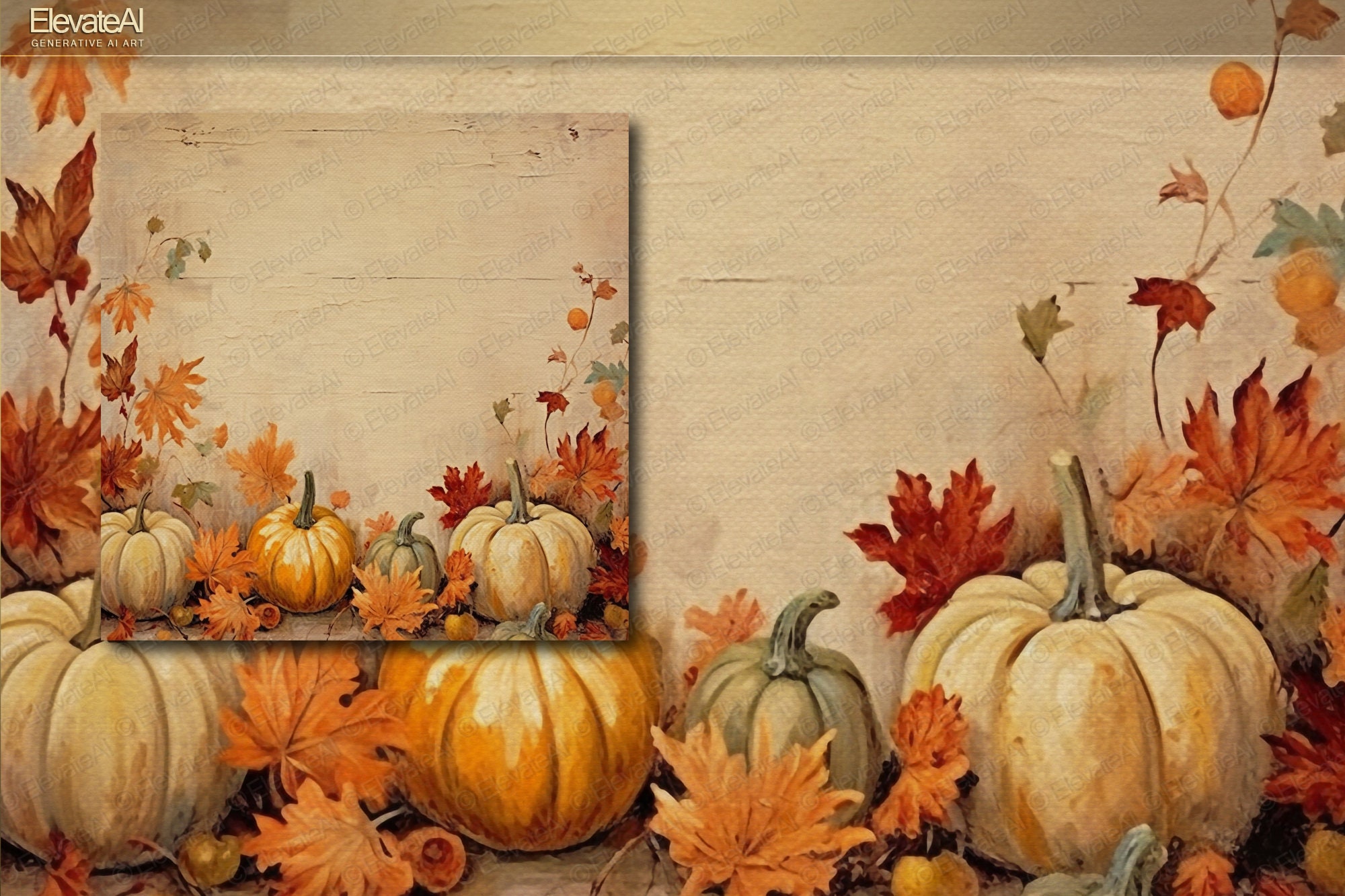 Printable French Autumn Harvest Textures Digital Vintage Fall Texture ...
