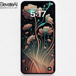 Modern Boho iPhone Wallpaper For iPhones 14 Pro Max High Resolution Natural Earthy Smartphone Wallpaper For Cell Phone Background