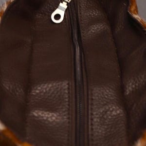Cowhide Tote Bag - Genuine Cow Skin Tote Shoulder Bag - Carryall Western Cowhide Purse Bag - Gift for Her - Small Cowhide Tote Handbags