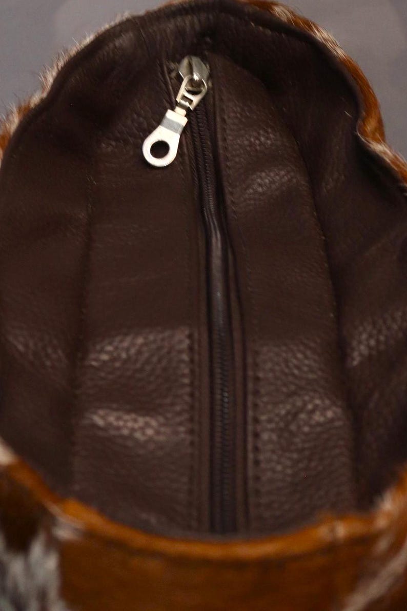 Cowhide Tote Bag - Genuine Cow Skin Tote Shoulder Bag - Carryall Western Cowhide Purse Bag - Gift for Her - Small Cowhide Tote Handbags