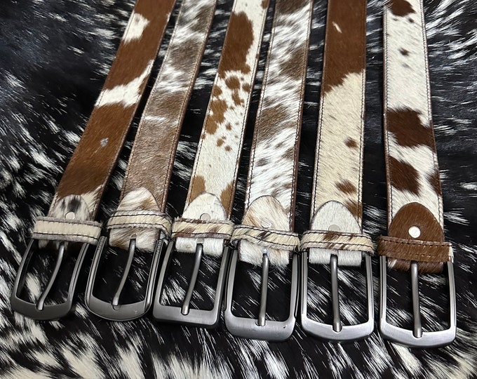 Leather belt Gift for Hubby - Cowhide Belts for men - Leather Viking Belt